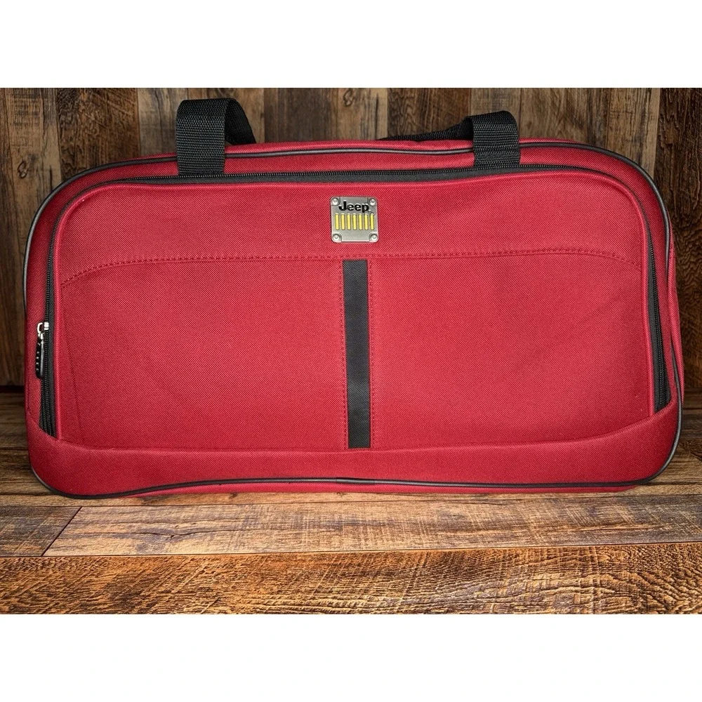 Jeep‎ Duffle Bag Red Luggage Travel Carry Bag 22